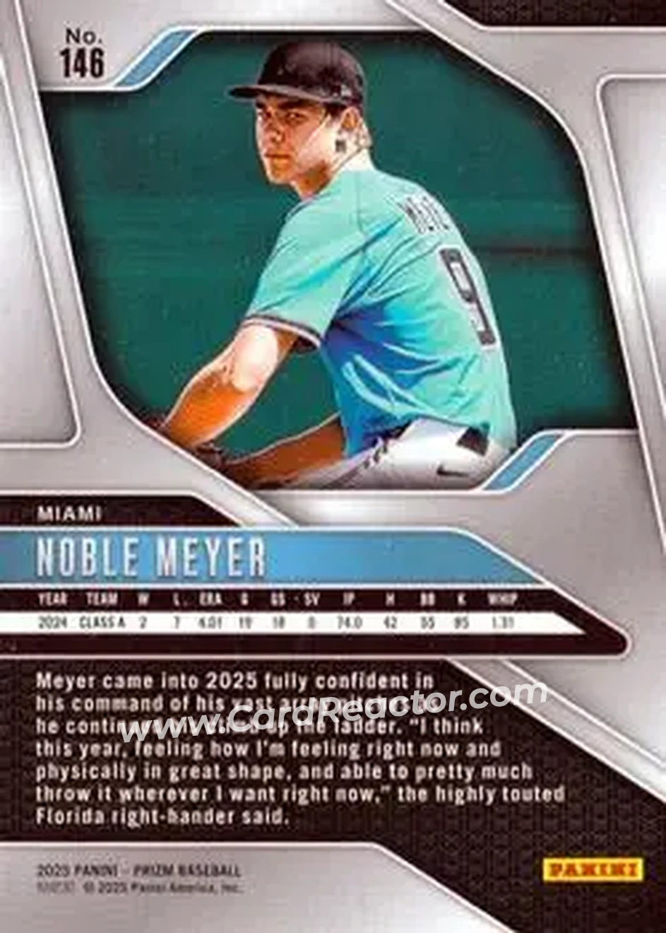 Back of Noble Meyer