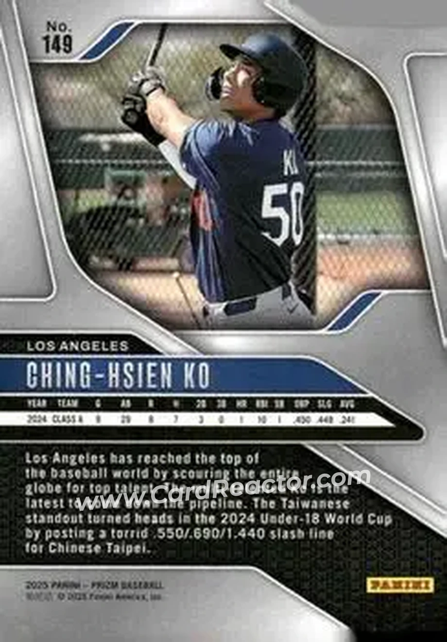 Back of Ching-Hsien Ko