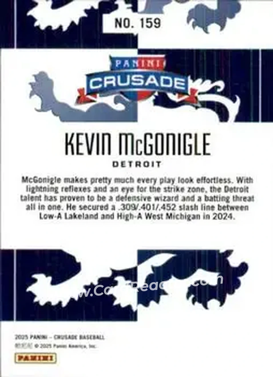 Back of Kevin McGonigle