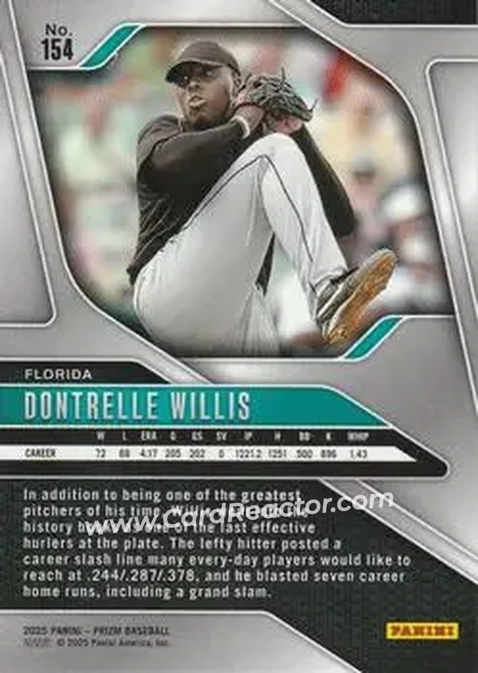 Back of Dontrelle Willis