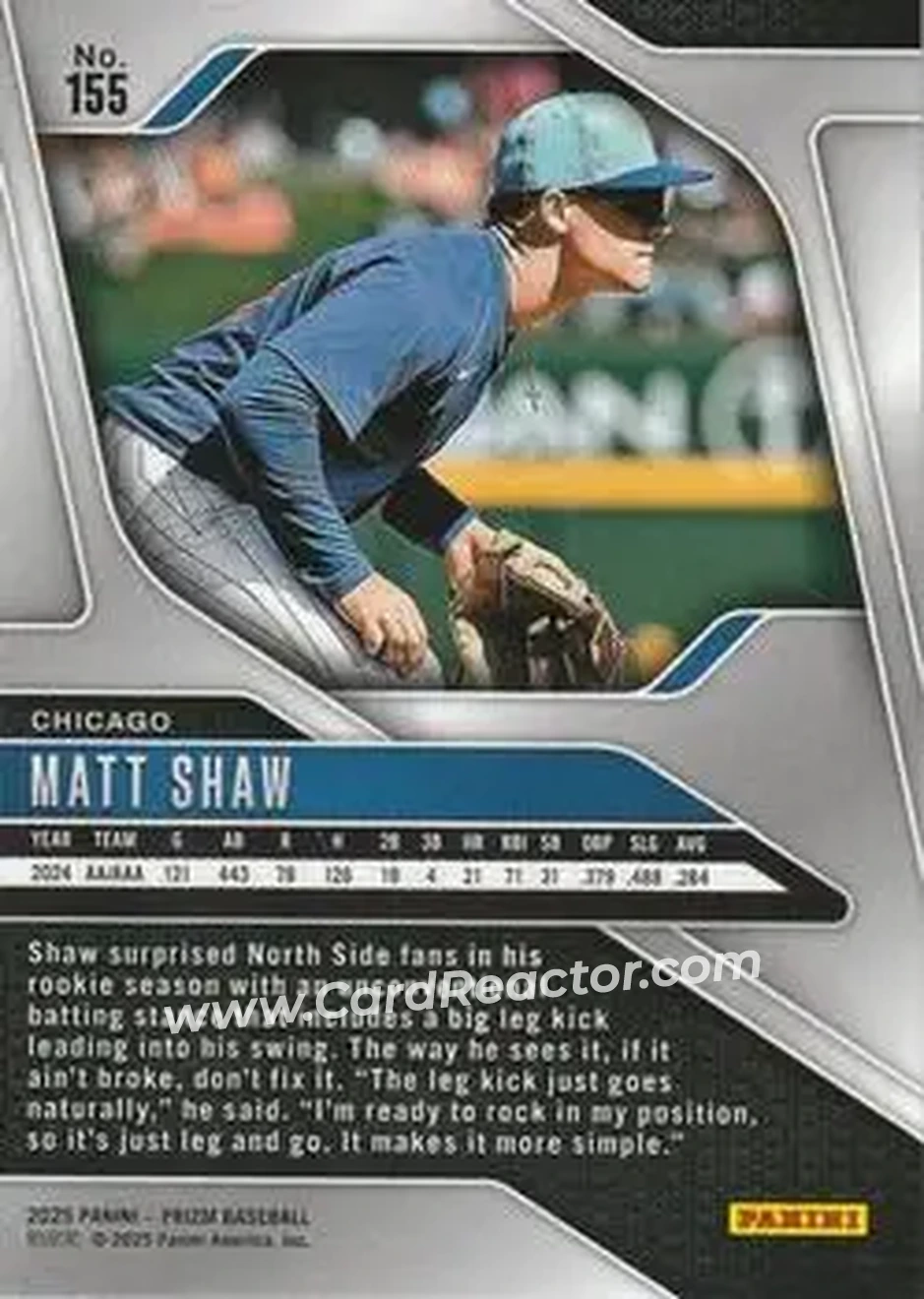 Back of Matt Shaw