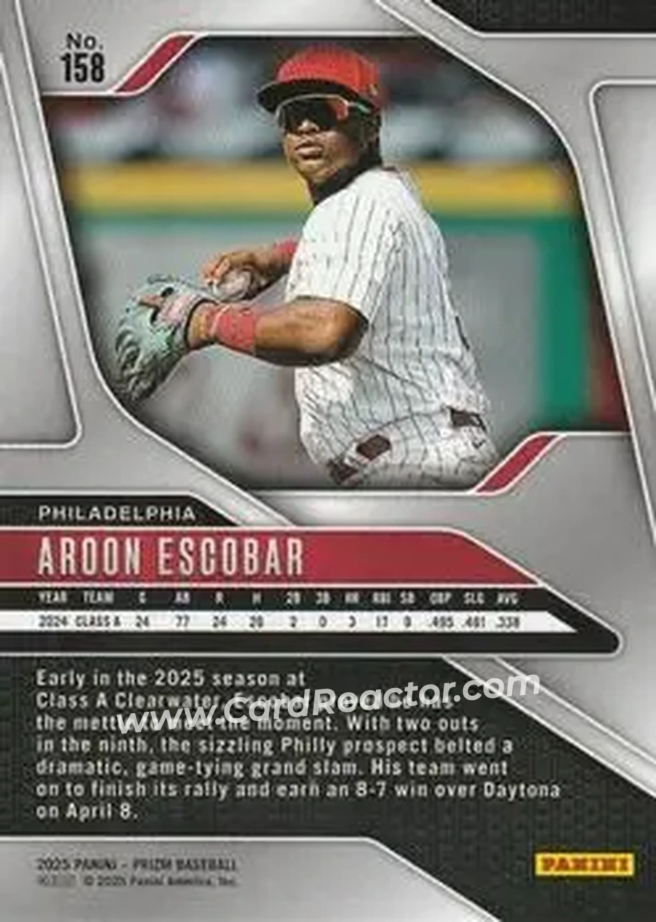 Back of Aroon Escobar