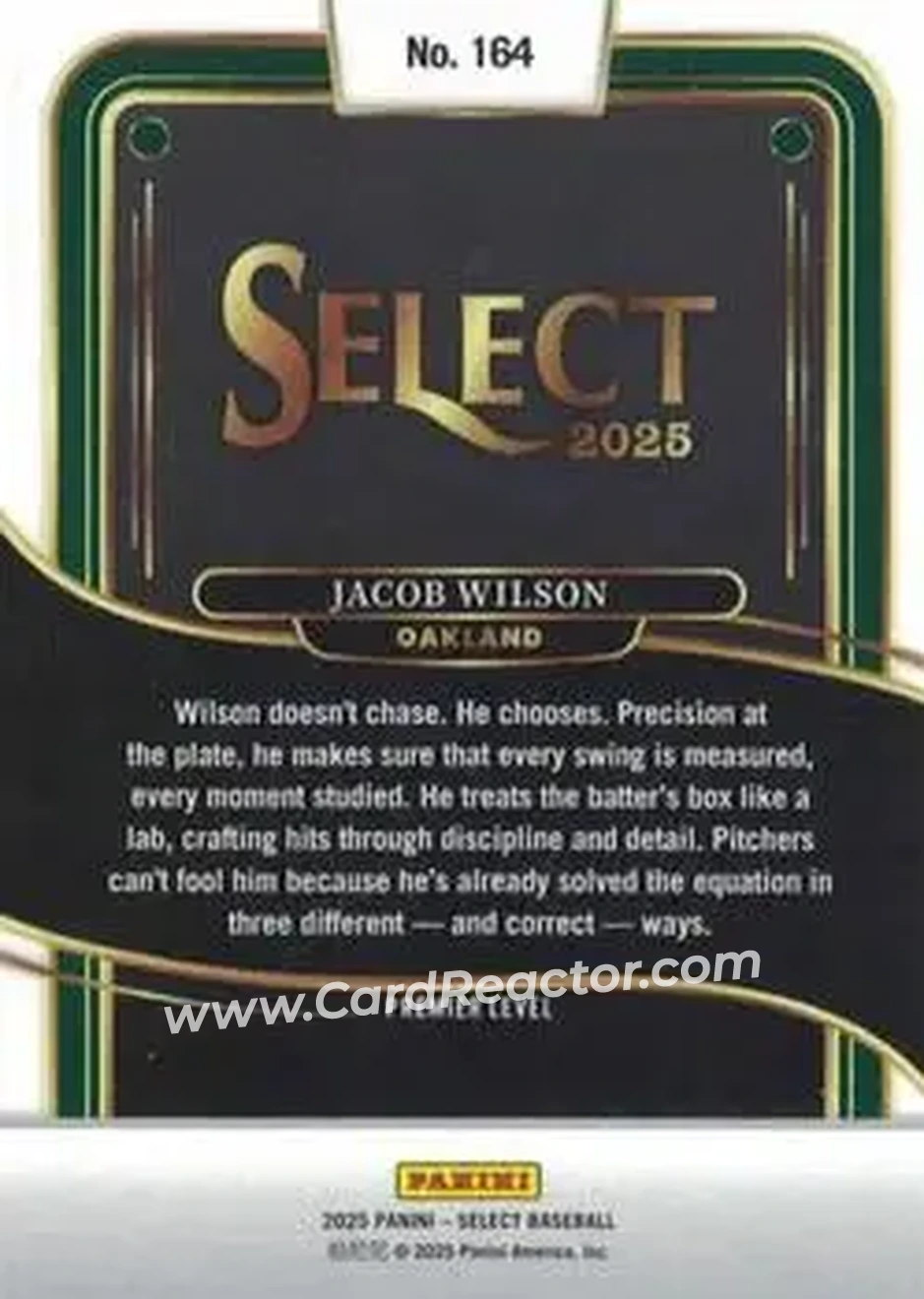 Back of Jacob Wilson