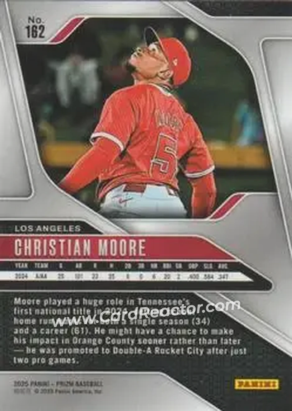 Back of Christian Moore