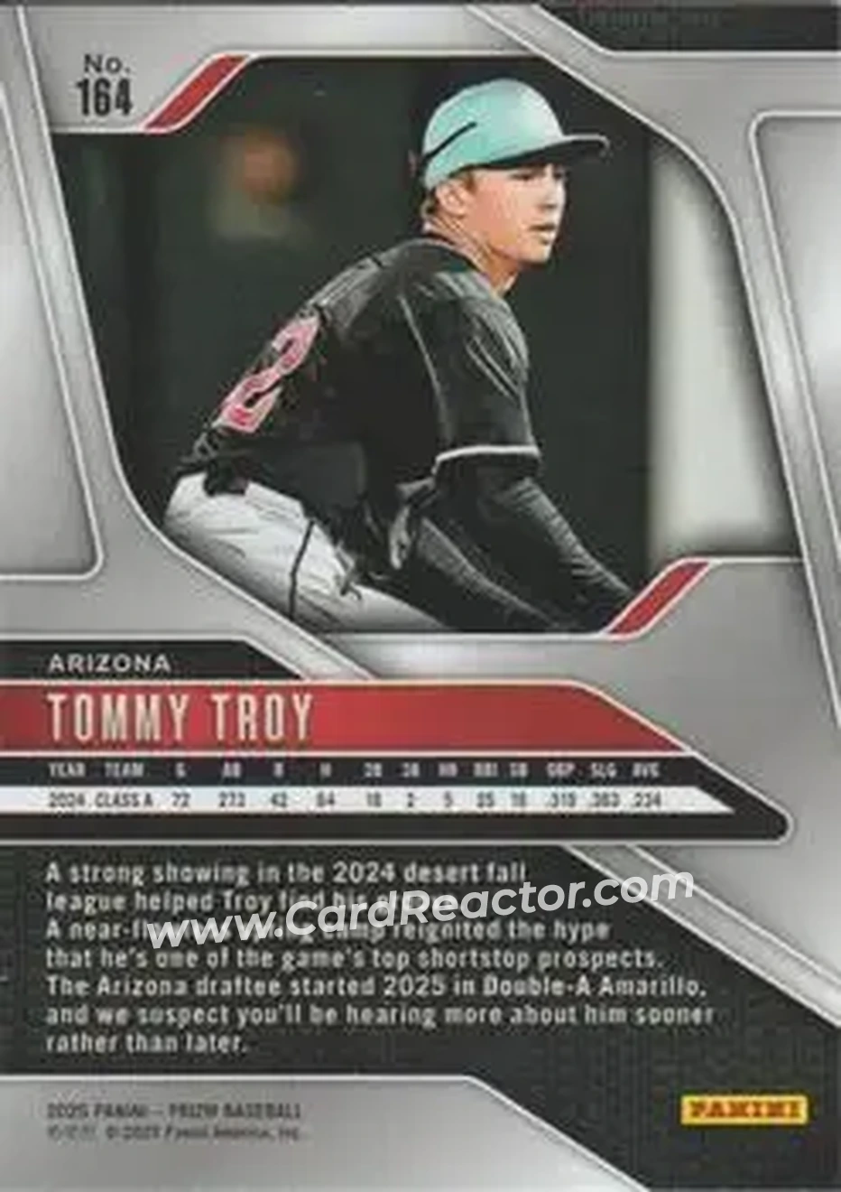 Back of Tommy Troy