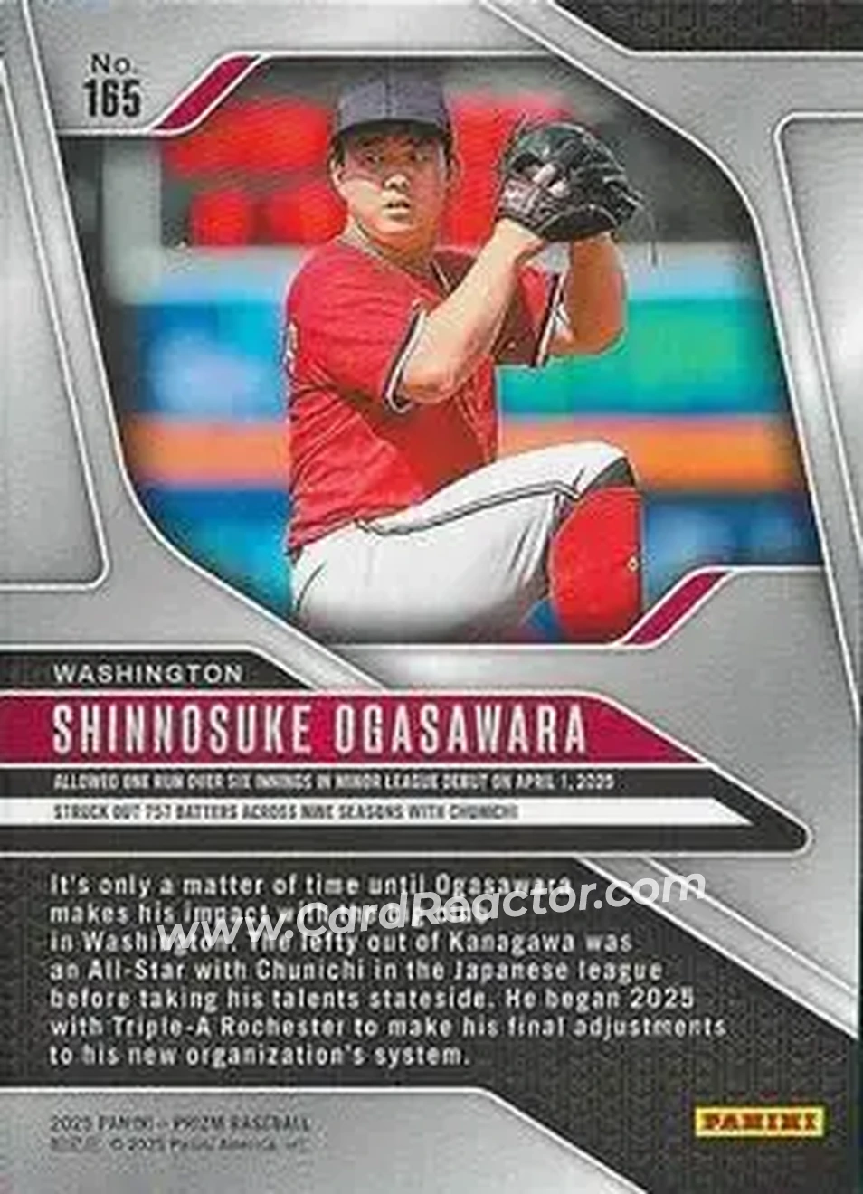 Back of Shinnosuke Ogasawara