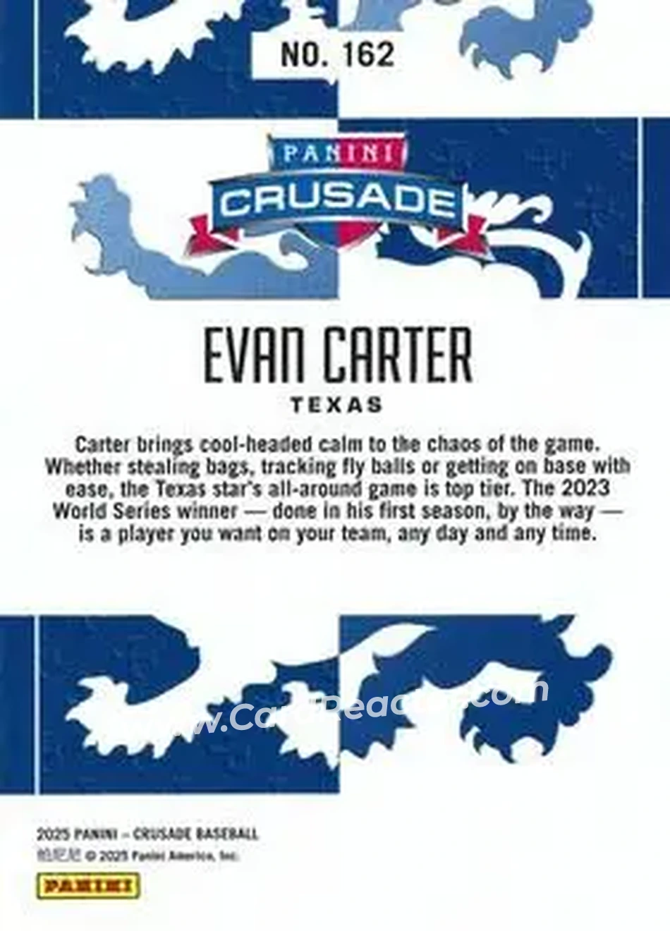 Back of Evan Carter