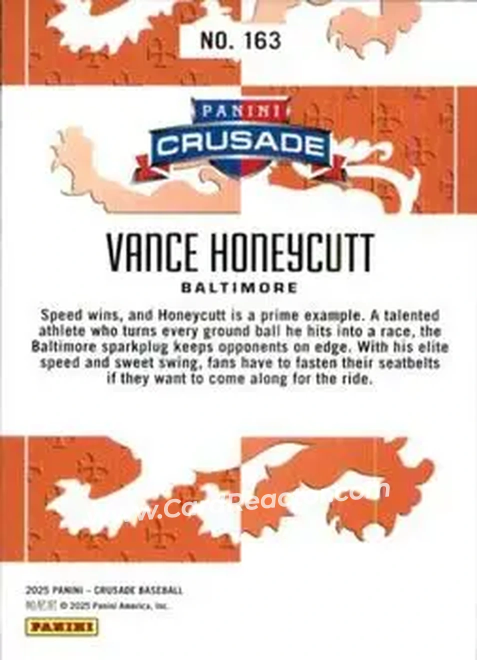 Back of Vance Honeycutt