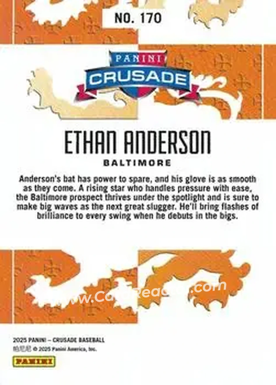 Back of Ethan Anderson
