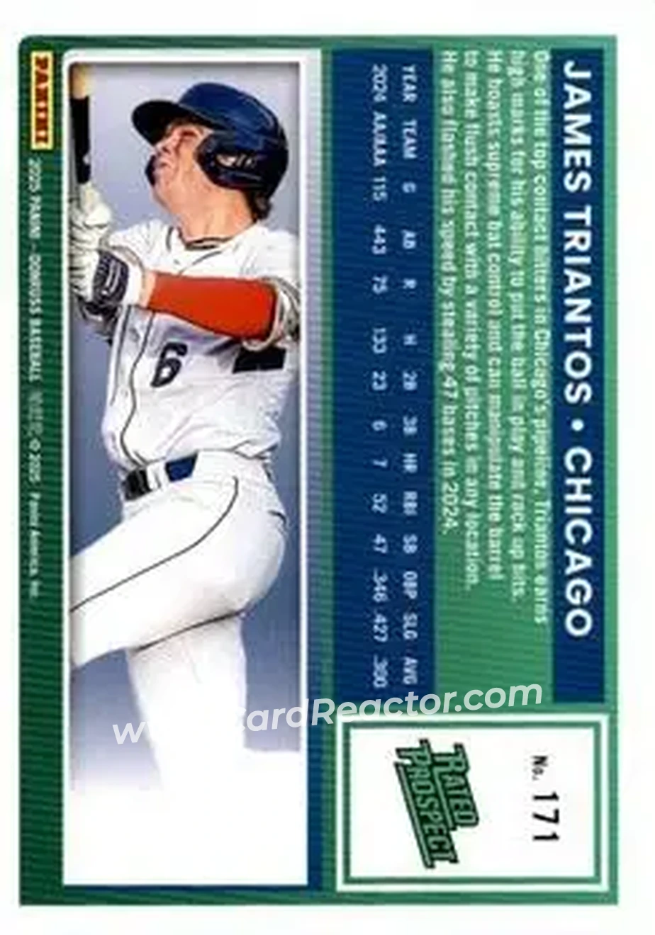 Back of James Triantos