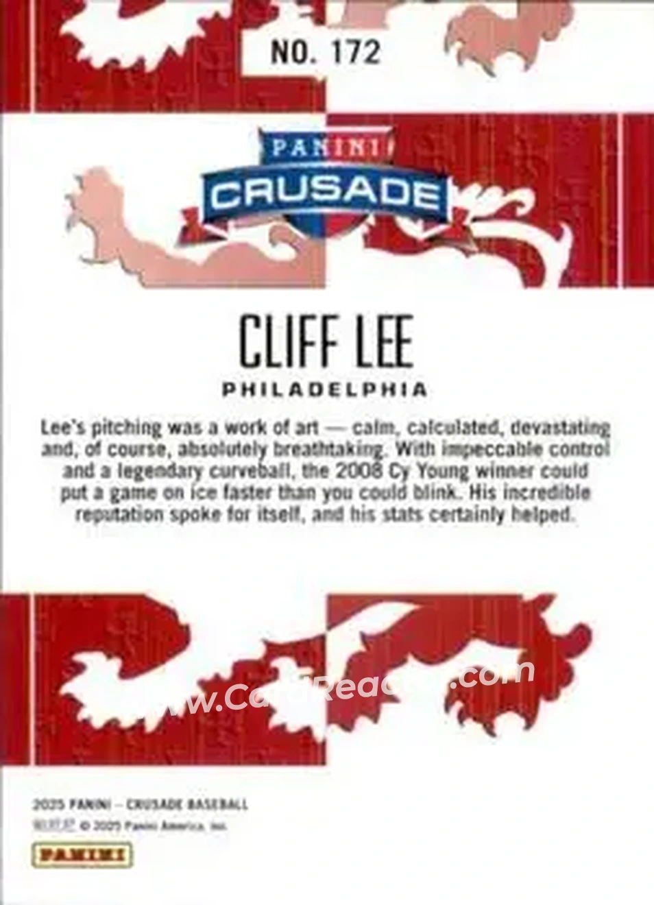 Back of Cliff Lee