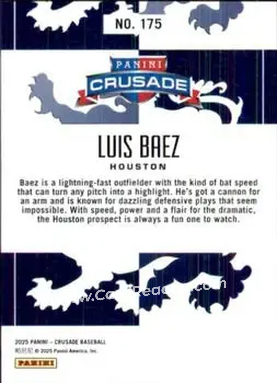Back of Luis Baez