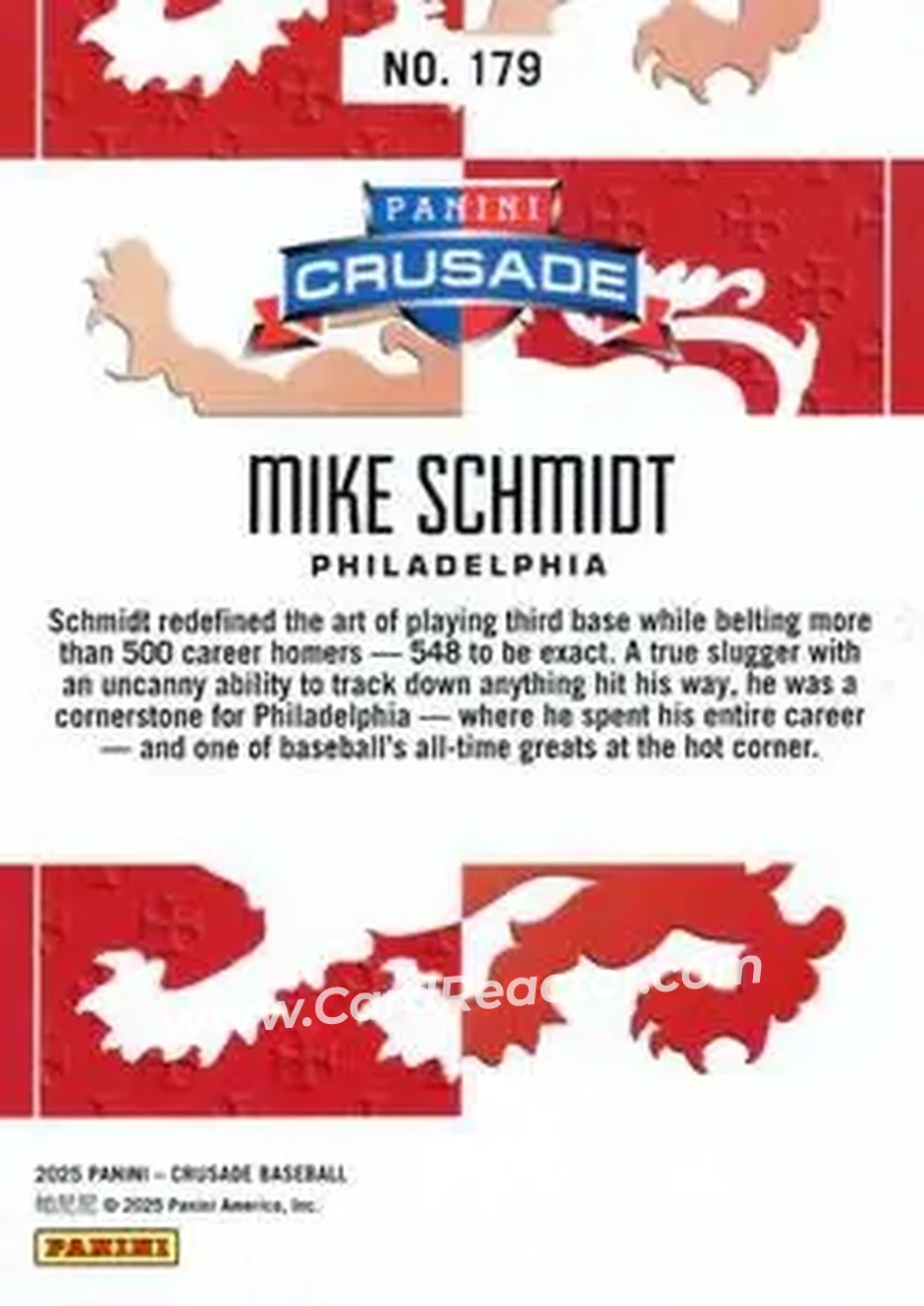 Back of Mike Schmidt