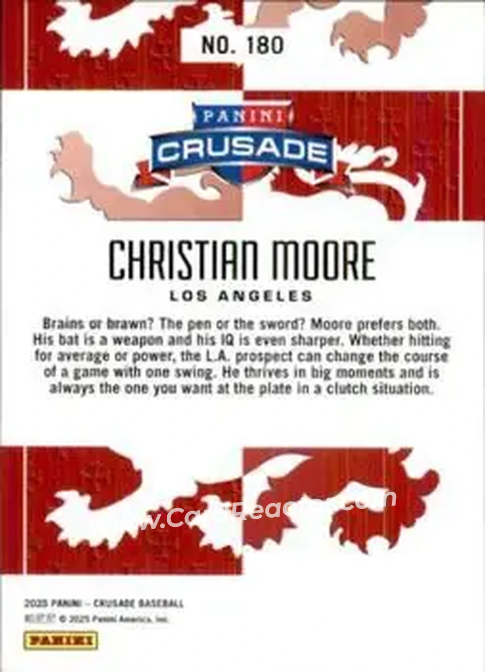 Back of Christian Moore