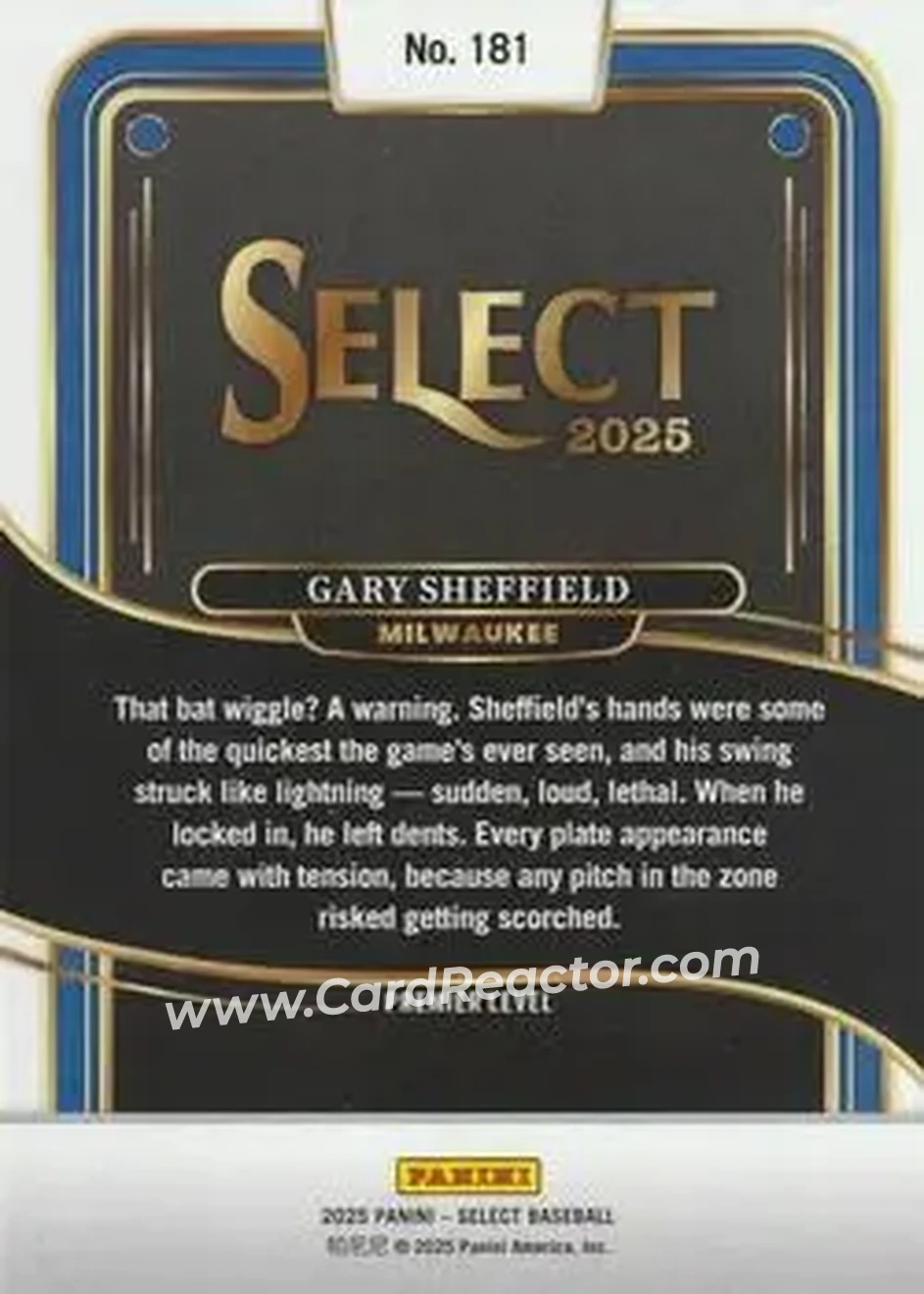 Back of Gary Sheffield