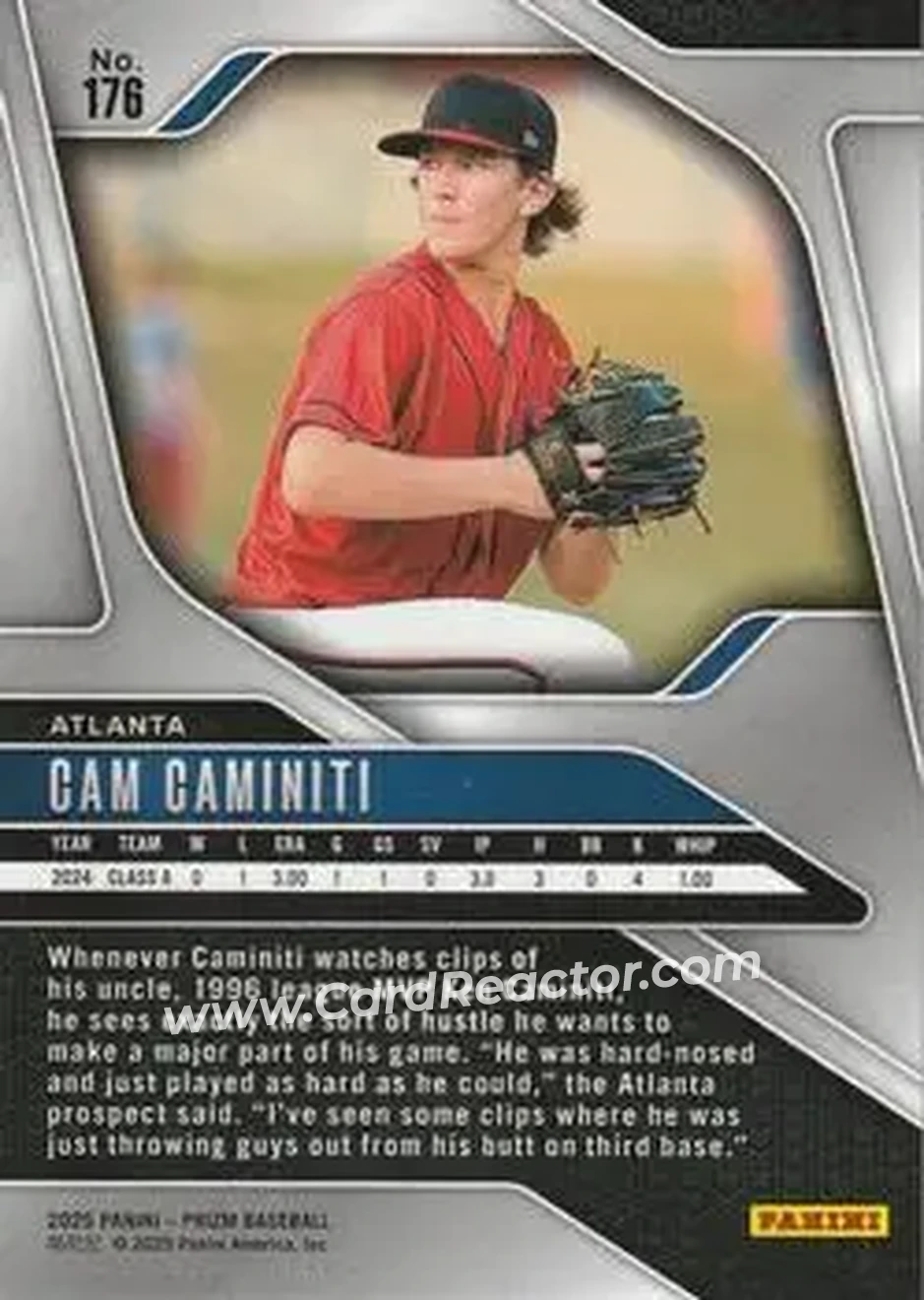 Back of Cam Caminiti