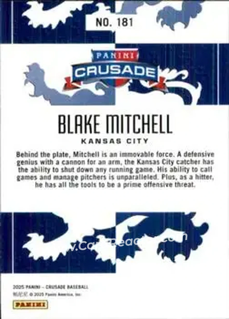 Back of Blake Mitchell
