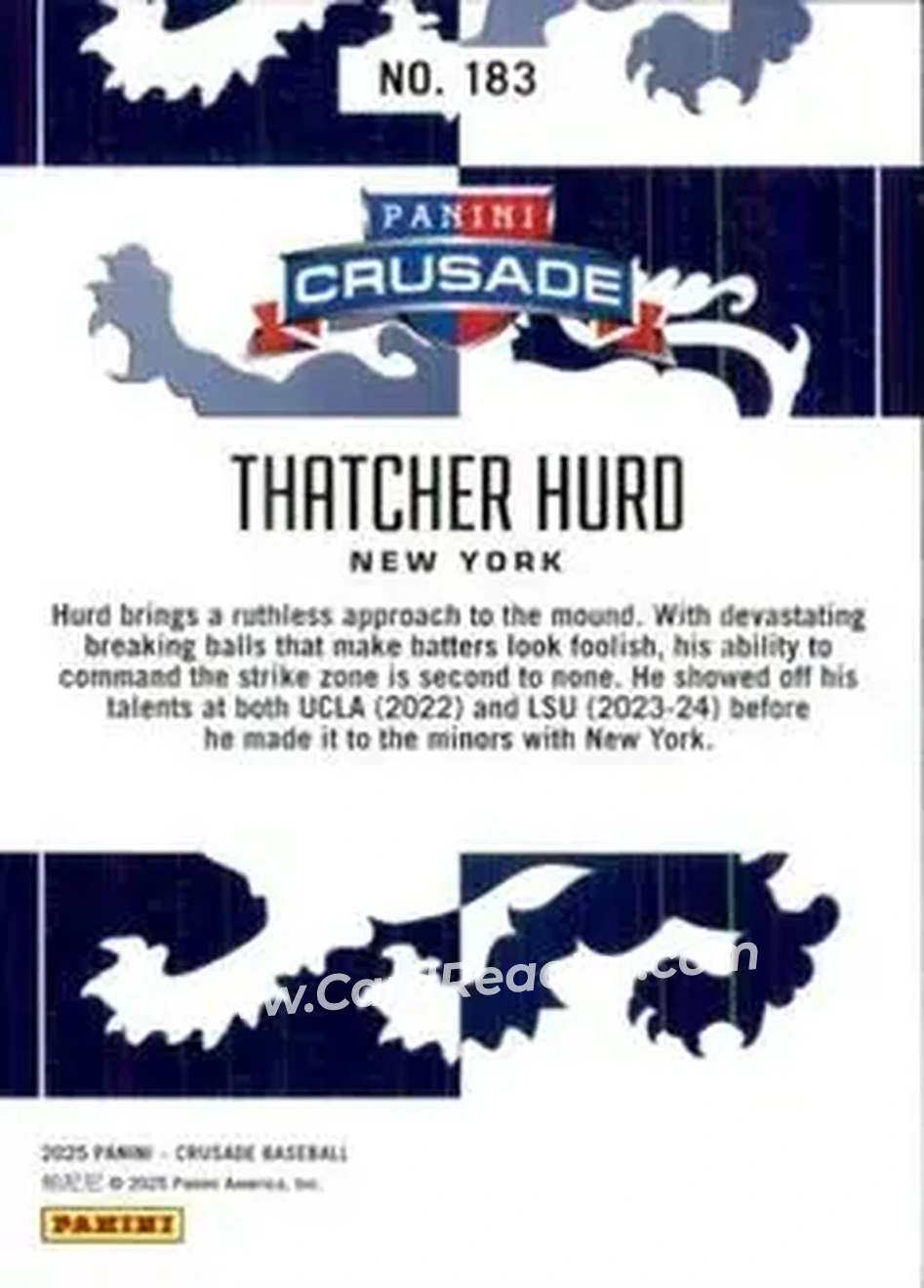 Back of Thatcher Hurd