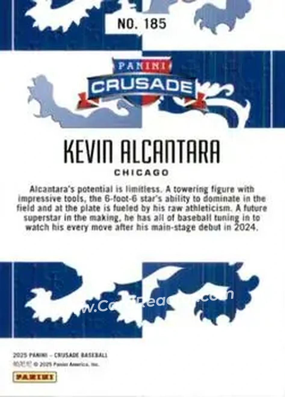 Back of Kevin Alcántara