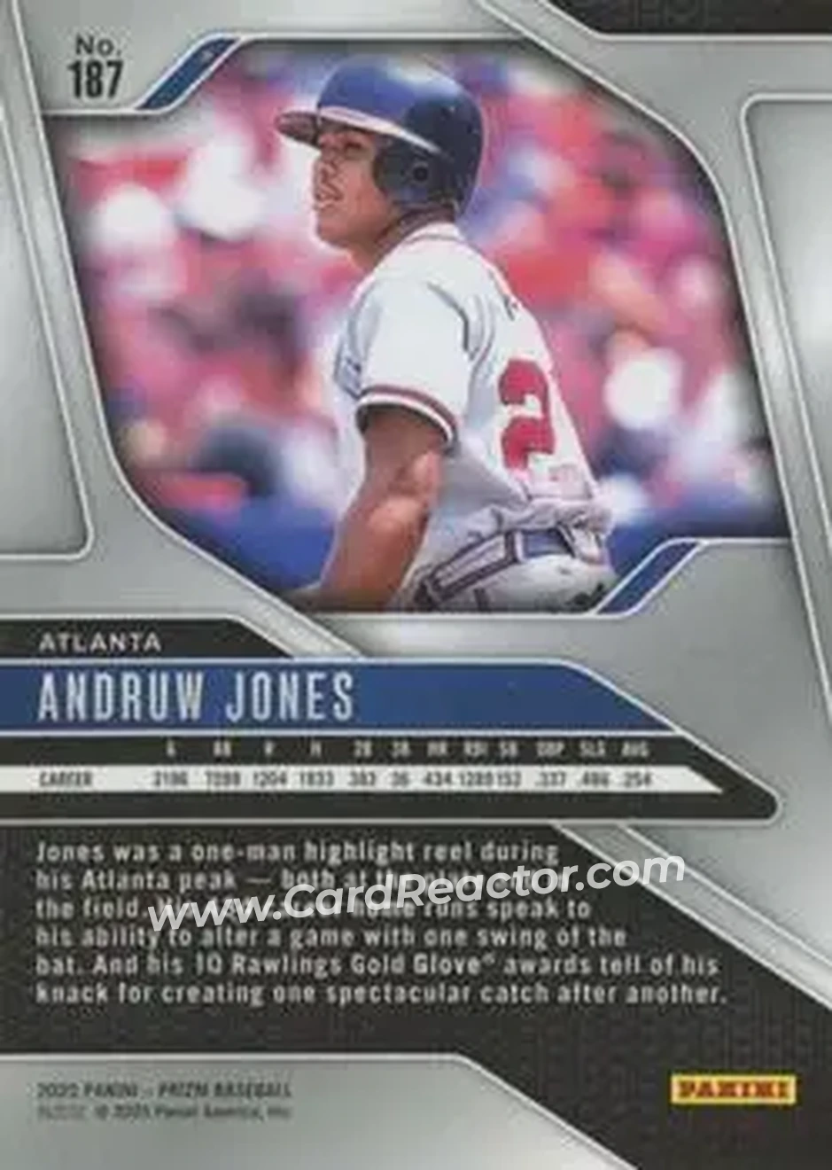 Back of Andruw Jones