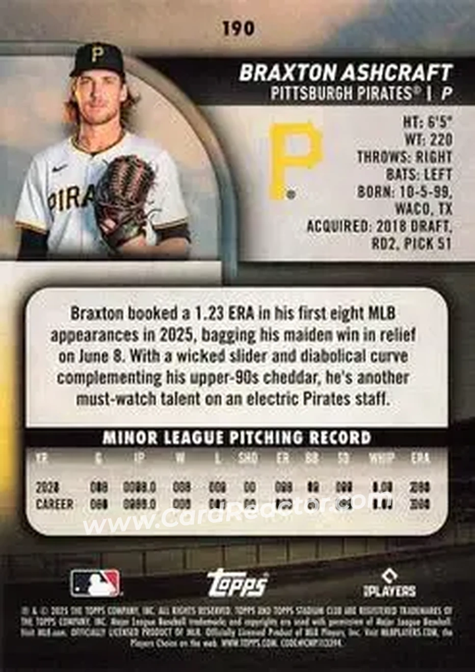 Back of Braxton Ashcraft