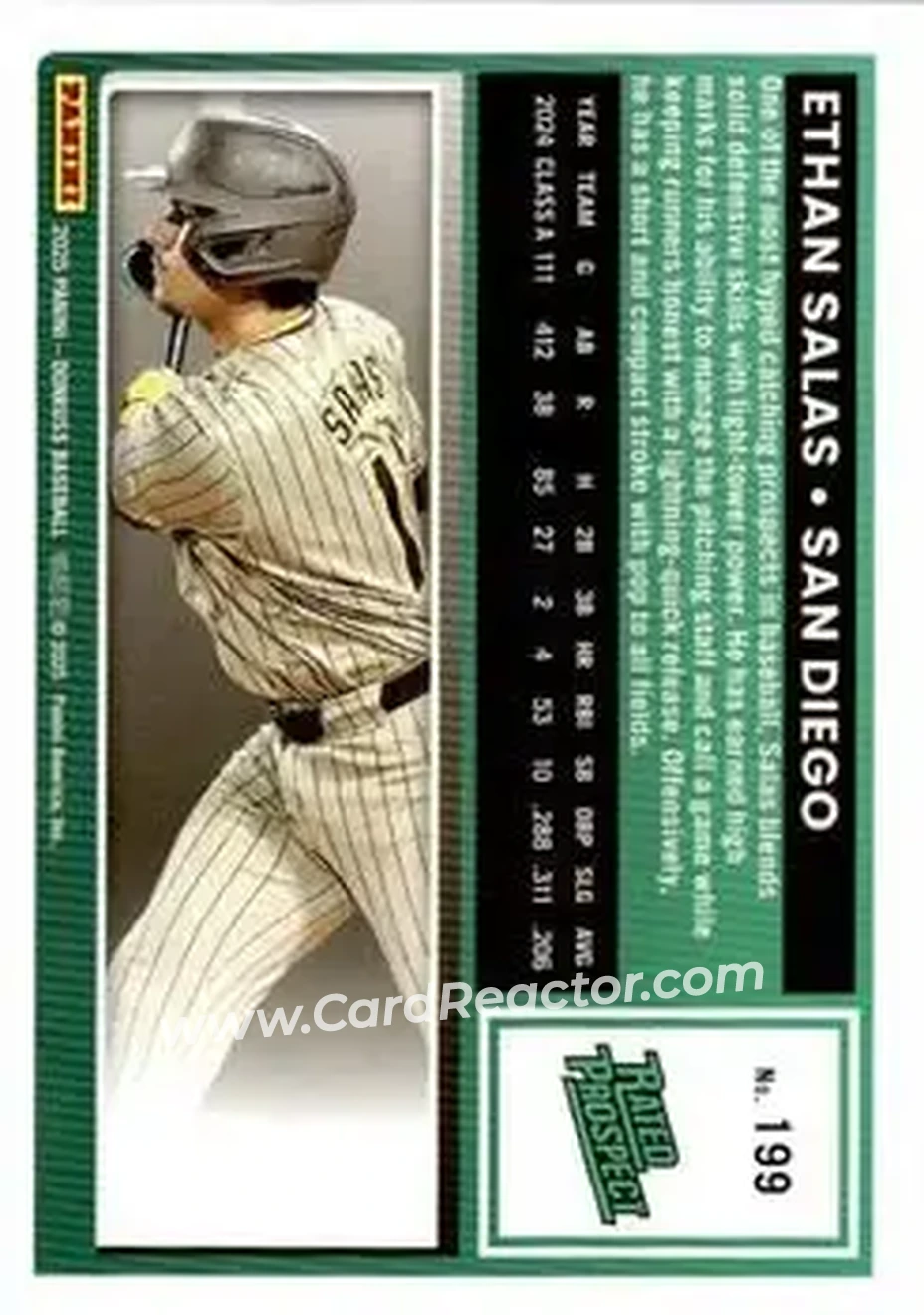 Back of Ethan Salas
