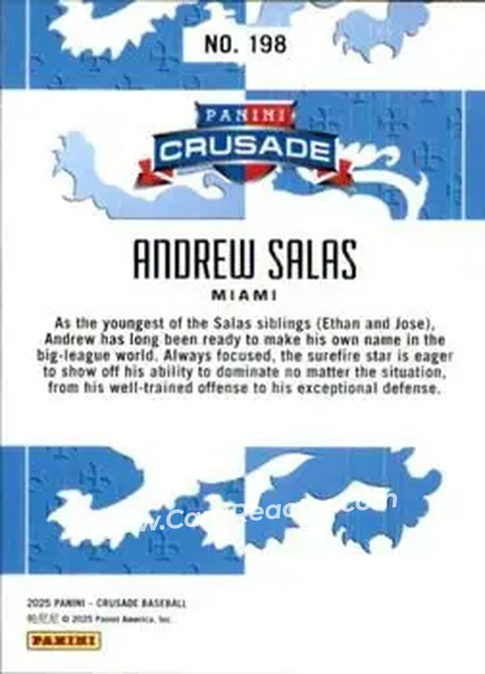 Back of Andrew Salas