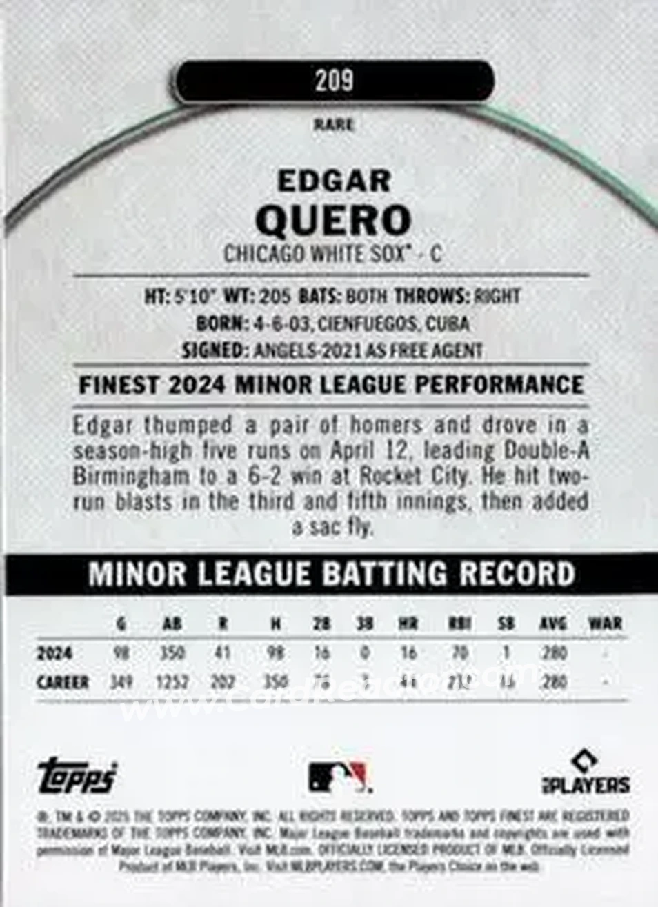 Back of Edgar Quero