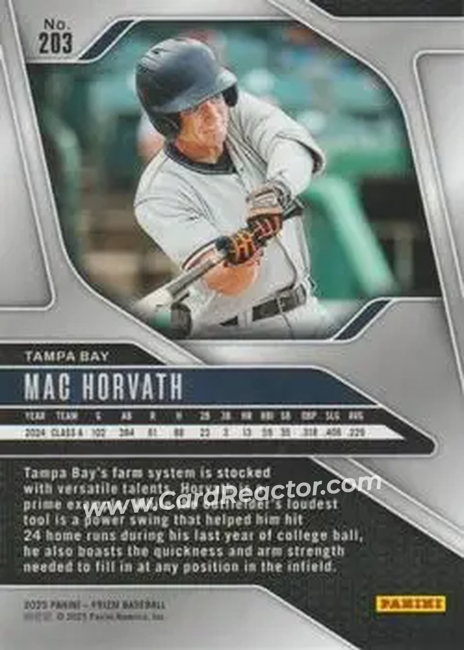 Back of Mac Horvath