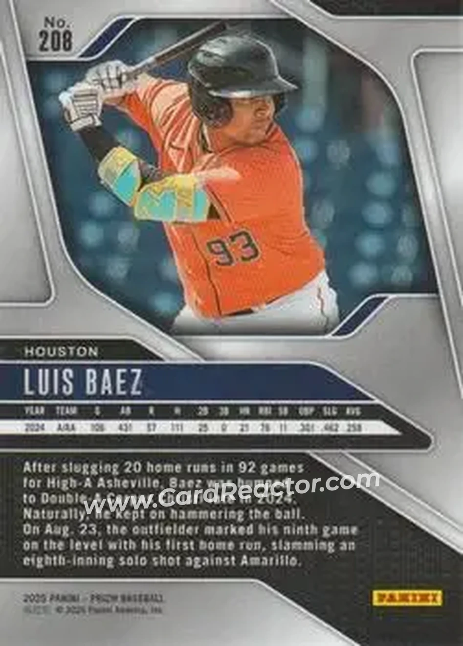 Back of Luis Baez