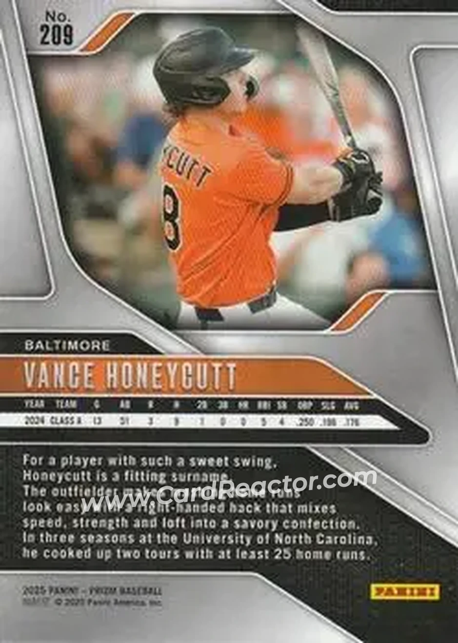 Back of Vance Honeycutt