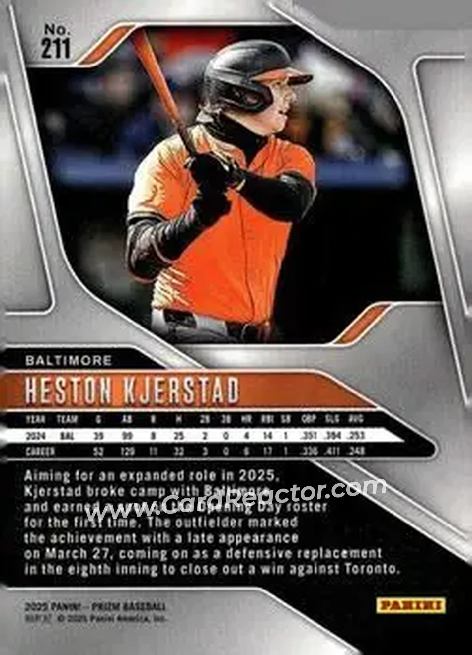Back of Heston Kjerstad
