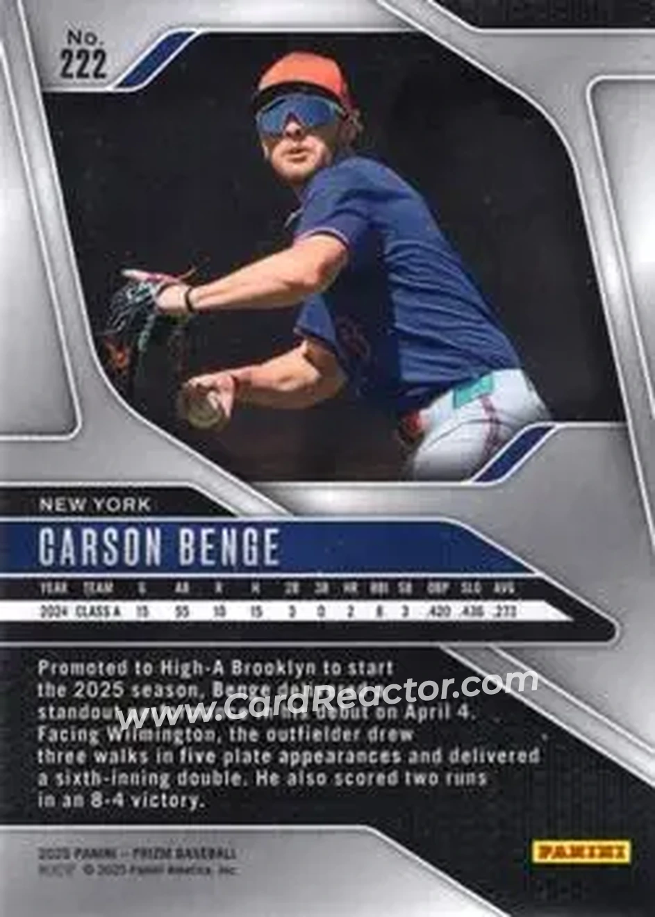 Back of Carson Benge