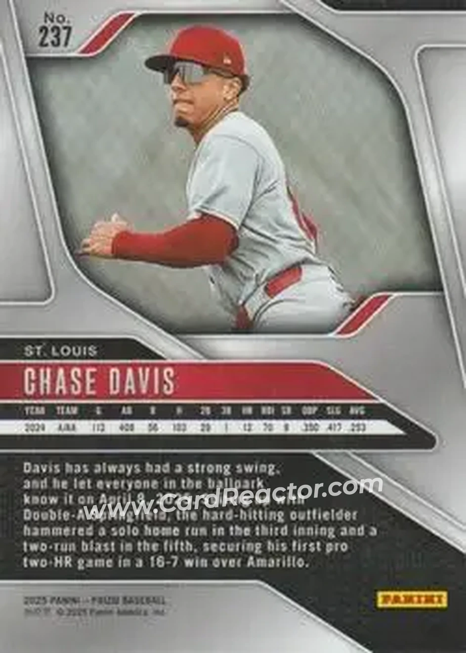Back of Chase Davis