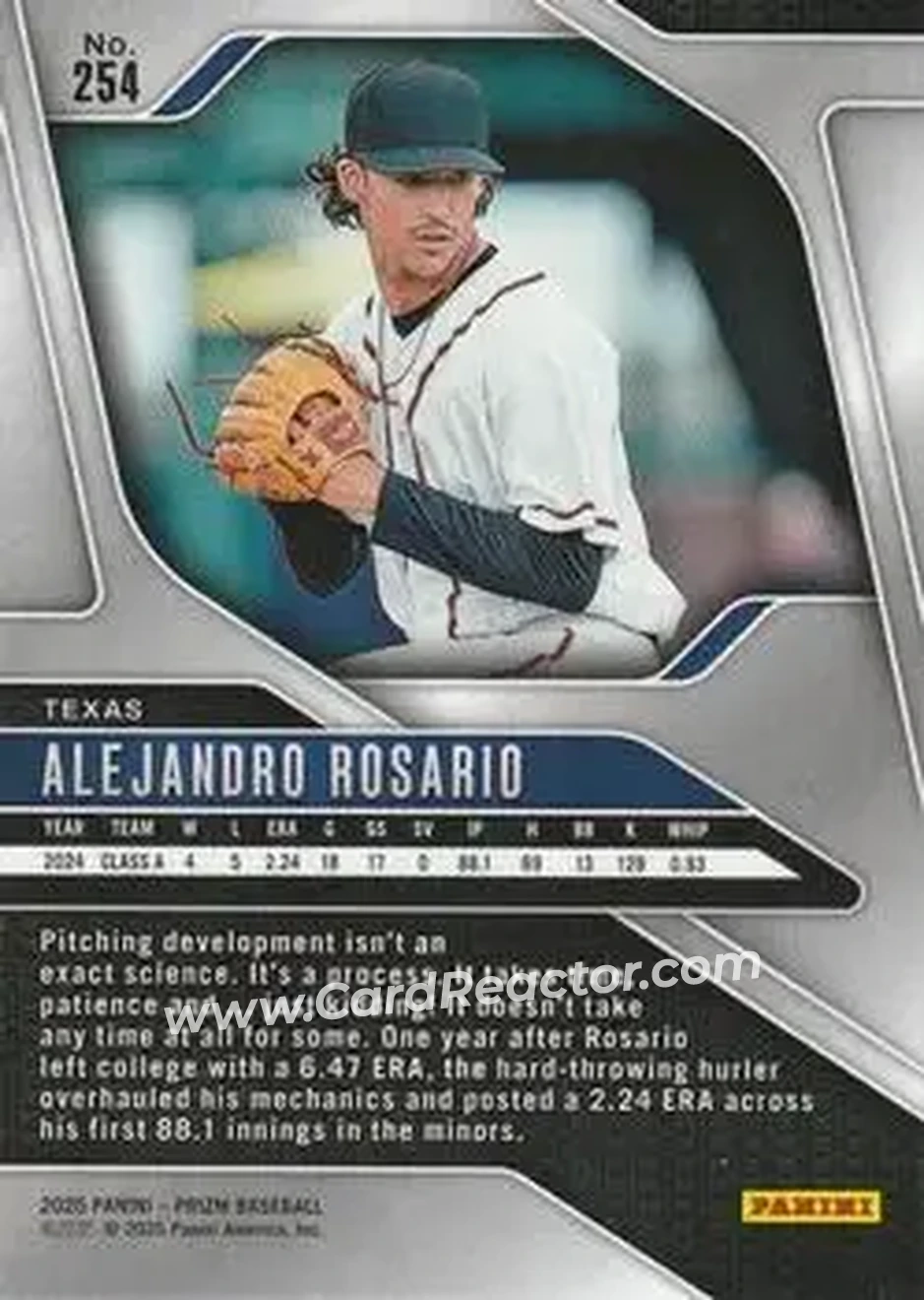 Back of Alejandro Rosario