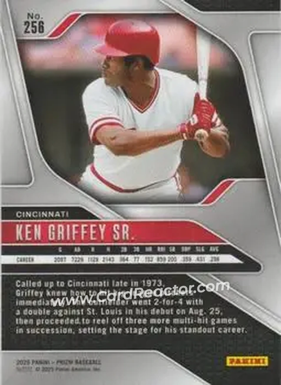 Back of Ken Griffey