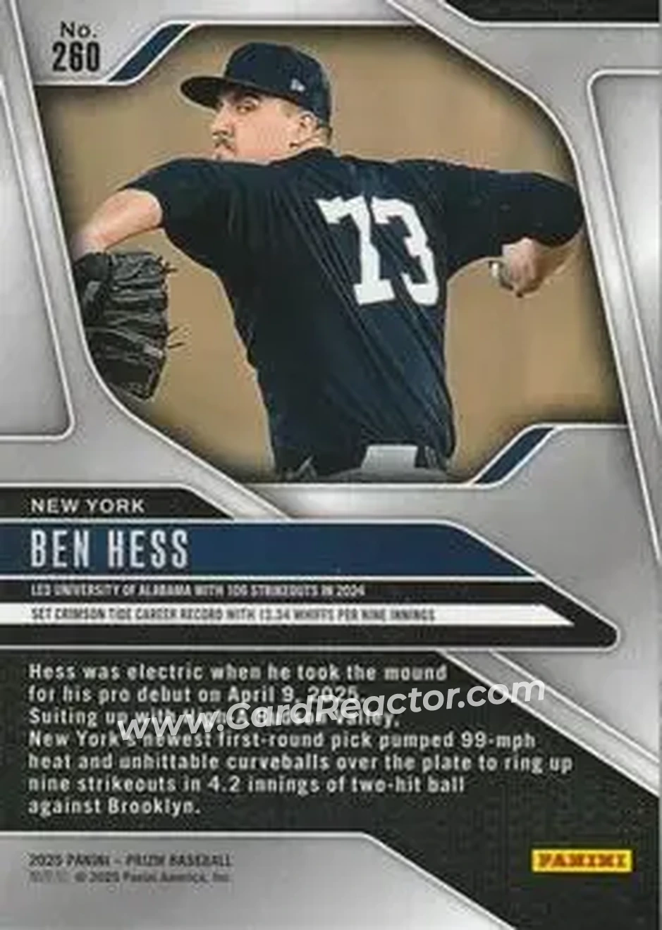 Back of Ben Hess