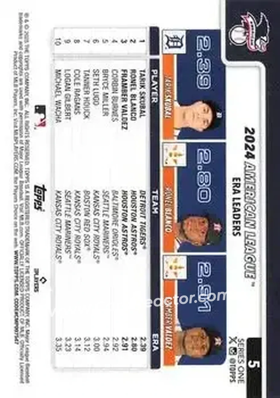 Back of Card #5