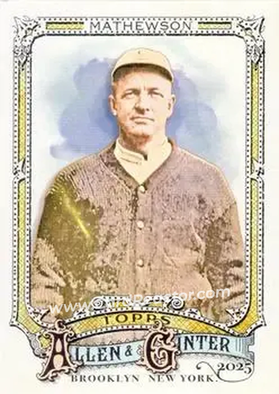 Front of Christy Mathewson
