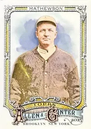 2025 Topps Allen & Ginter #7 Christy Mathewson