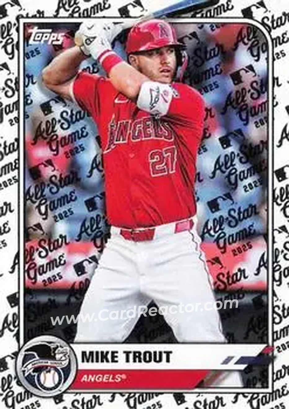 Front of Mike Trout