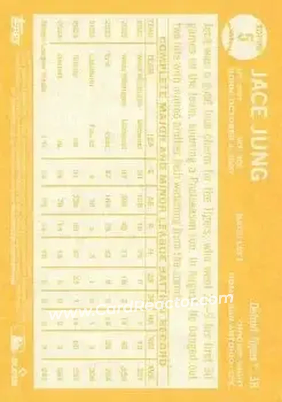 Back of Jace Jung