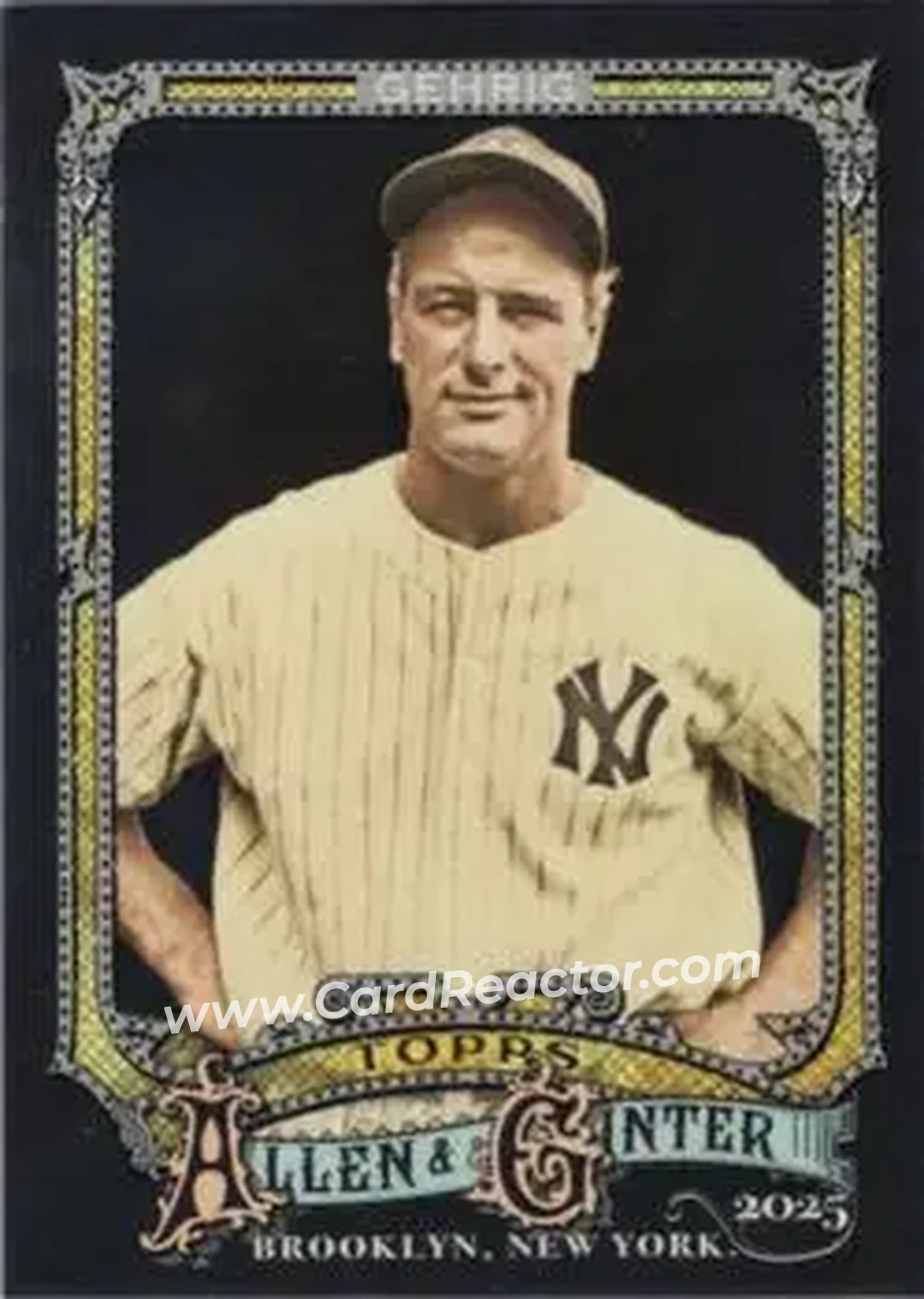 Front of Lou Gehrig