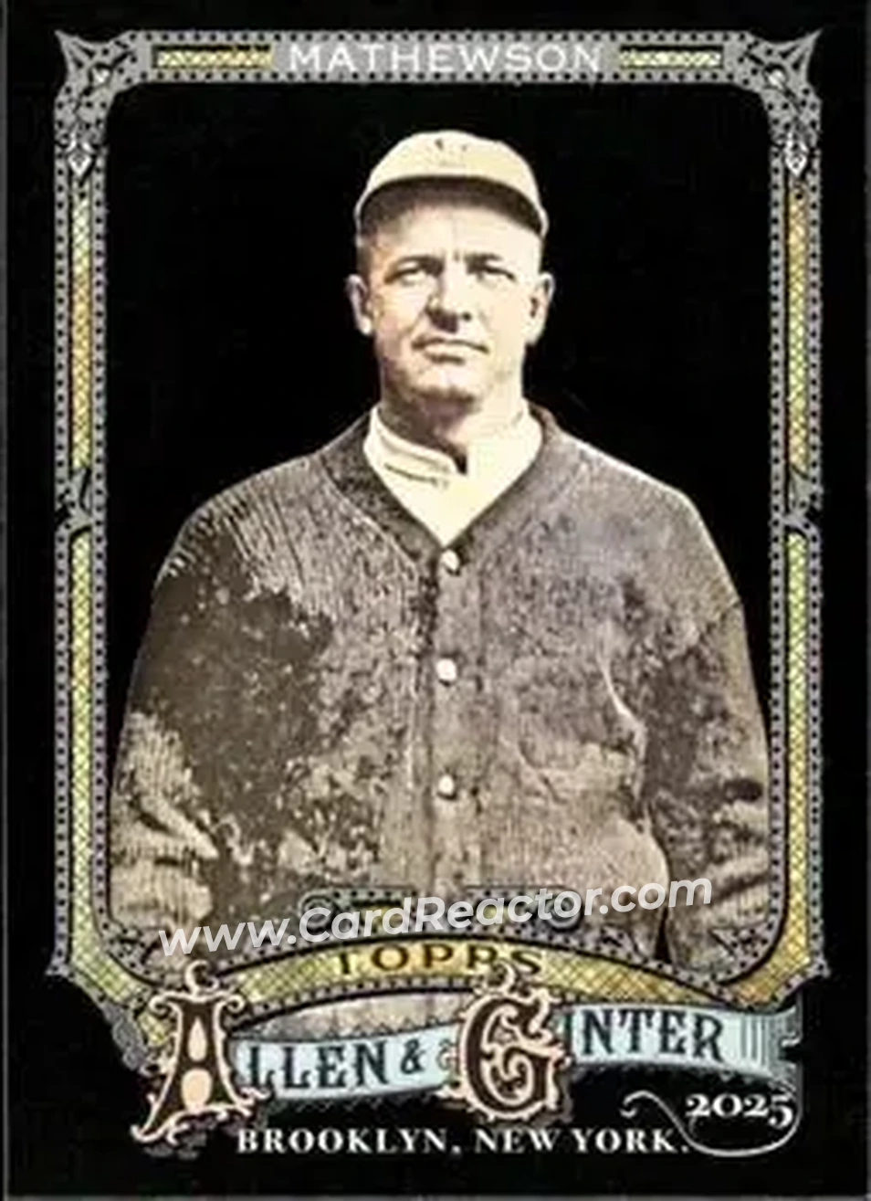 Front of Christy Mathewson