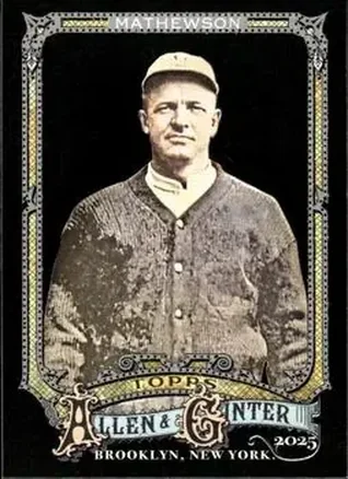 2025 Topps Allen & Ginter X #7 Christy Mathewson