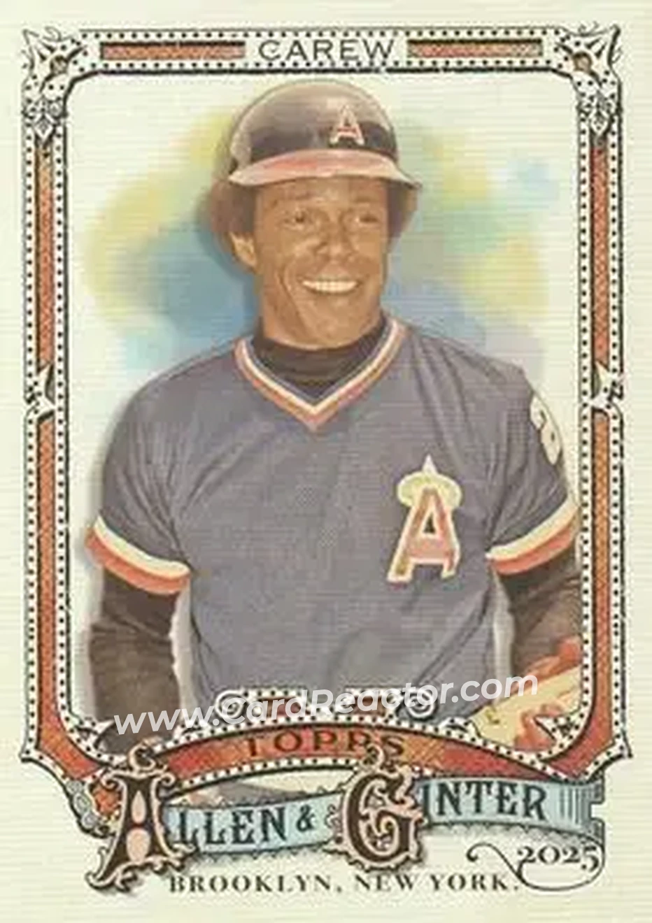 Front of Rod Carew