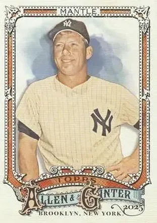 2025 Topps Allen & Ginter #19 Mickey Mantle
