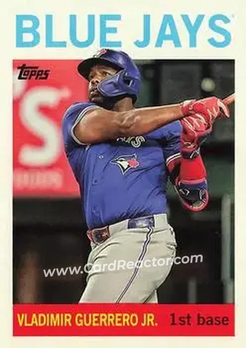Front of Vladimir Guerrero Jr.