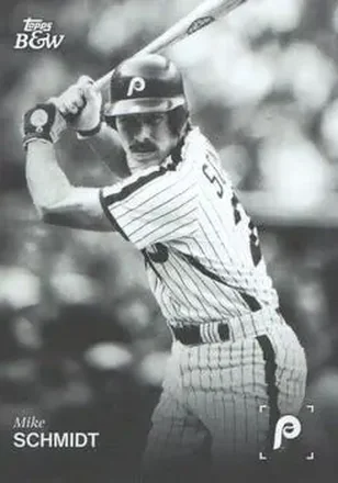 2025 Topps Black & White #002 Mike Schmidt