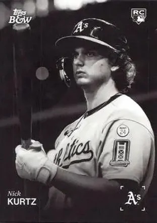 2025 Topps Black & White #004 Nick Kurtz